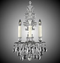  WS9486-A-10W-ST - 3 Light Filigree Extended Top Wall Sconce